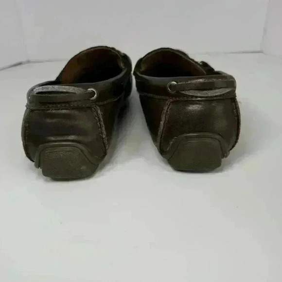 Alfani Len Driver with Bit Loafer Brown Leather Men Size 7M - Picture 4 of 7